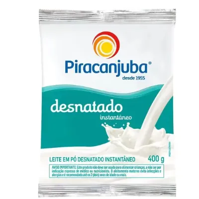 Leite em Po Piracanjuba Desnatado Instantaneo 400g