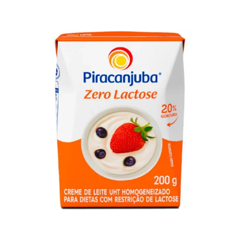 Creme de Leite Piracanjuba Zero Lactose 200g