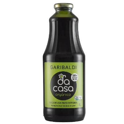Suco da Casa Organico Integral Tinto Uva 1l