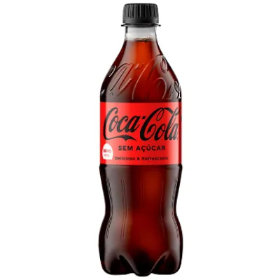 Refrigerante Coca Cola Zero Pet 600ml