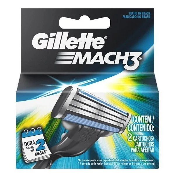Carga Gillette Mach3 2un