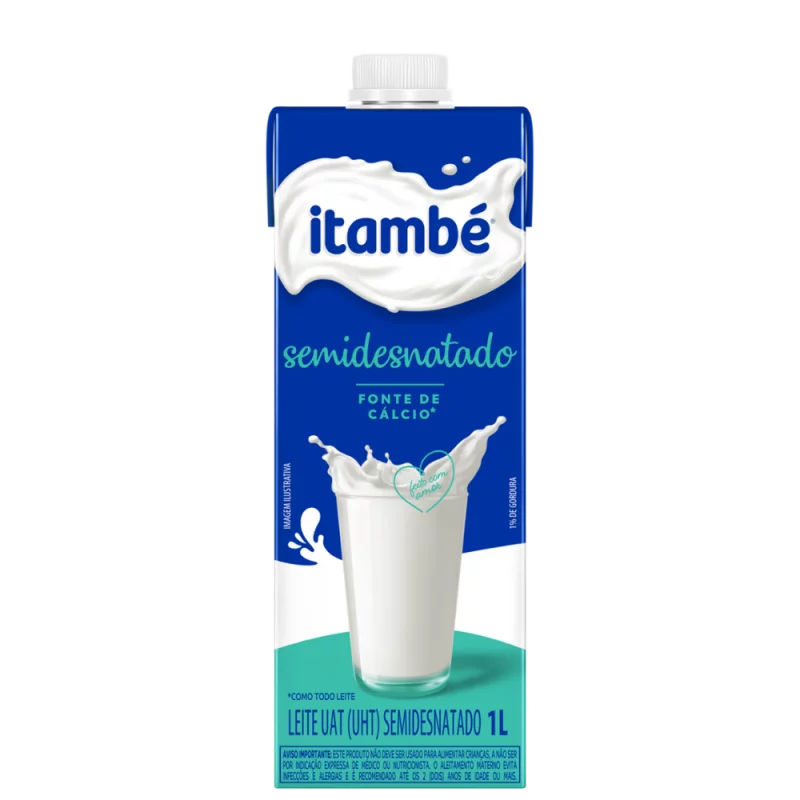 Leite Longa Vida Itambe Semidesnatado 1lt