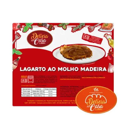 Lagarto Ao Molho Madeira Delicia da Casa Kg