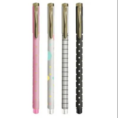 Caneta Esferografica Estampada 0.7 com Clip Dourador Un Ref.ca0038