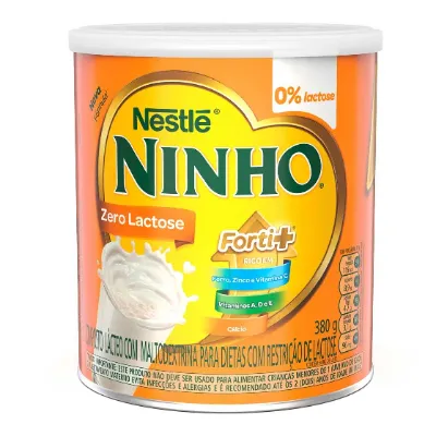 Leite em Po Nestle Ninho Zero Lactose 380g