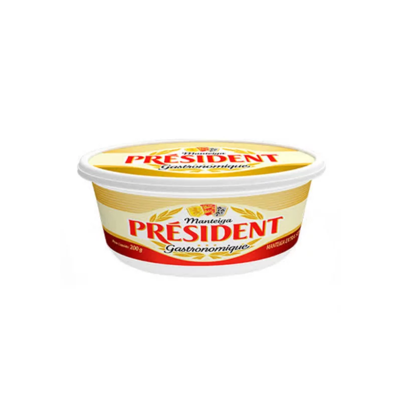 Manteiga President Sem Sal 200g