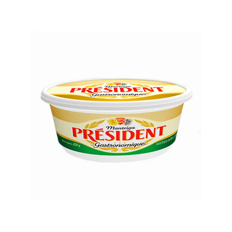 Manteiga President com Sal 200g