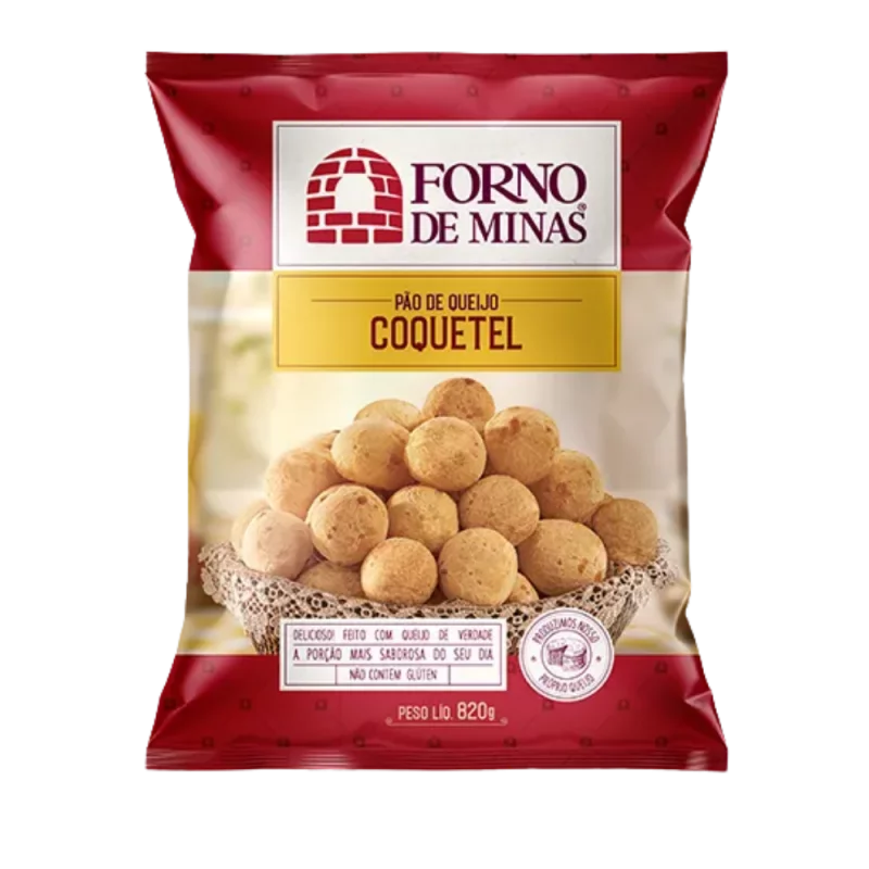 Pao de Queijo Forno Minas Coquetel 820g