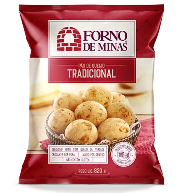 Pao de Queijo Forno Minas Tradicional 820g