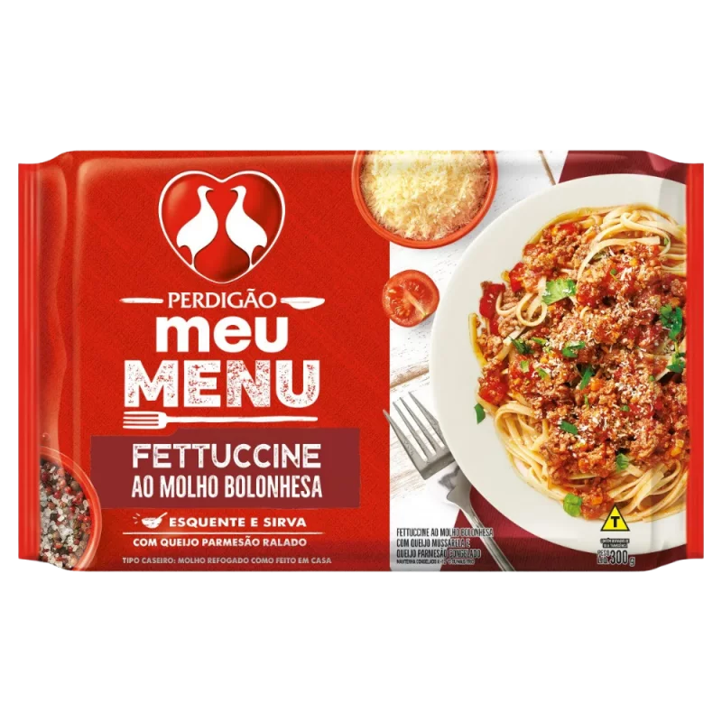 Fettuccine Perdigao Ao Molho Bolonhesa 300g