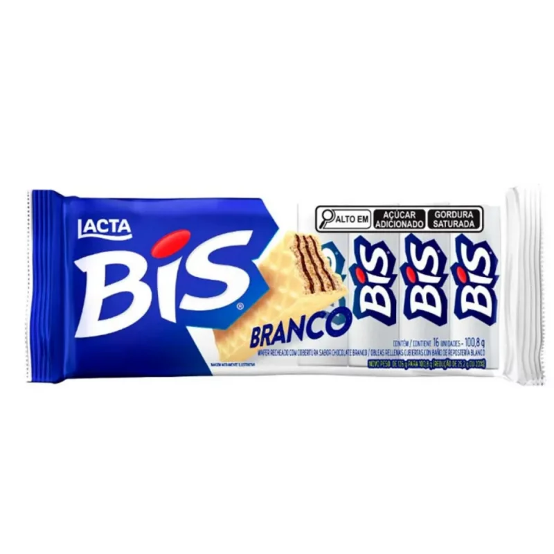 Chocolate Lacta Bis Branco 100,8g