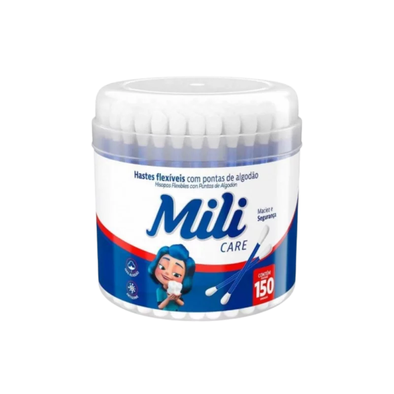 Hastes Flexiveis Mili Care com 150un