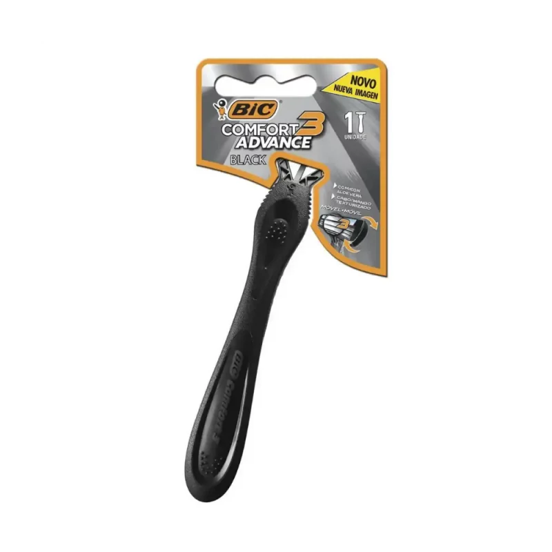 Aparelho de Barbear Bic Comfort 3 Black Night Movel 1un