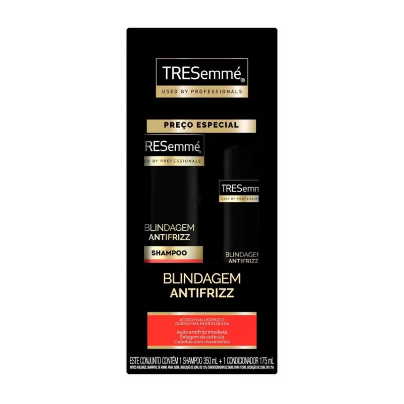 Kit Tresemme Shampoo 350ml + Condicionador Brindagem Antifrizz 175ml