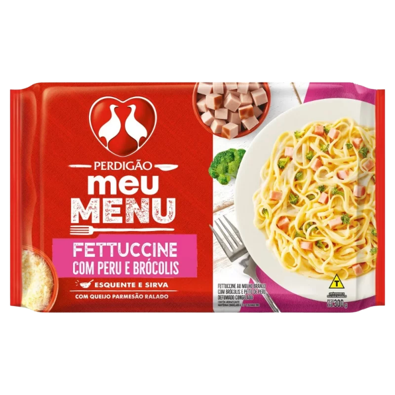 Fettuccine Perdigao com Peru e Brocolis 300g