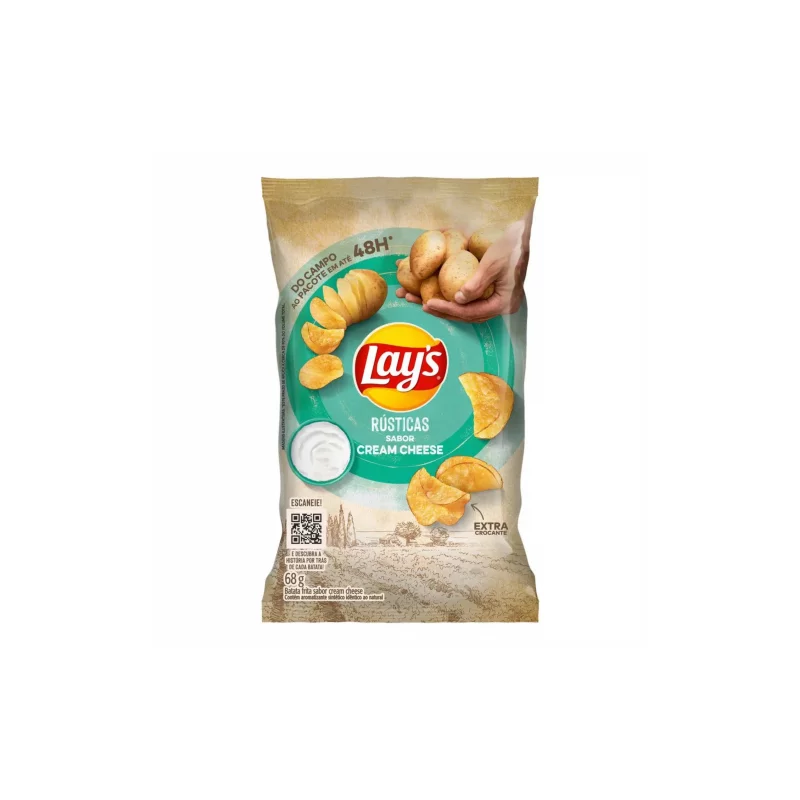 Batata Chips Lays Cream Cheese 68g