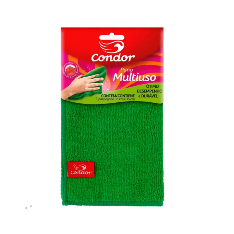 Pano Condor Multiuso Microfibra 35x35 Cm Un