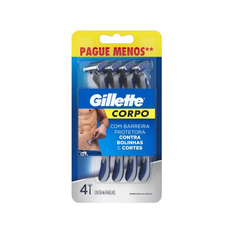 Aparelho de Barbear Gillette Prestobarba Corpo L4p3