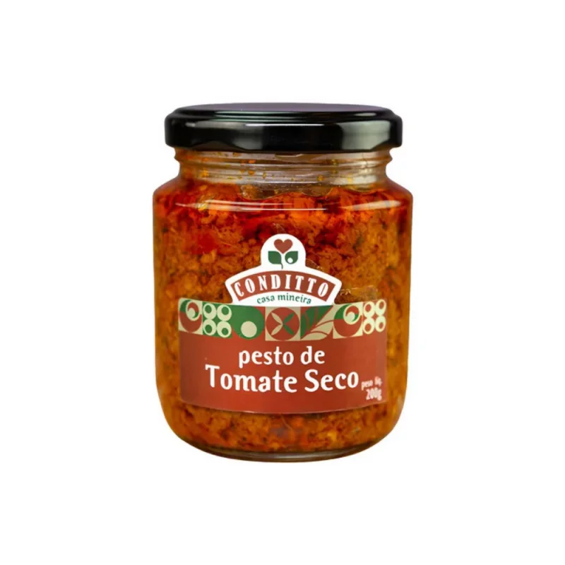 Pesto de Tomate Seco Conditto Casa Mineira 200g