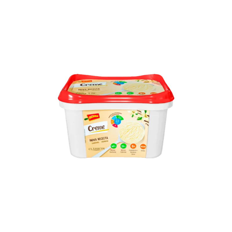 Sorvete Paletitas Creme 1,5l
