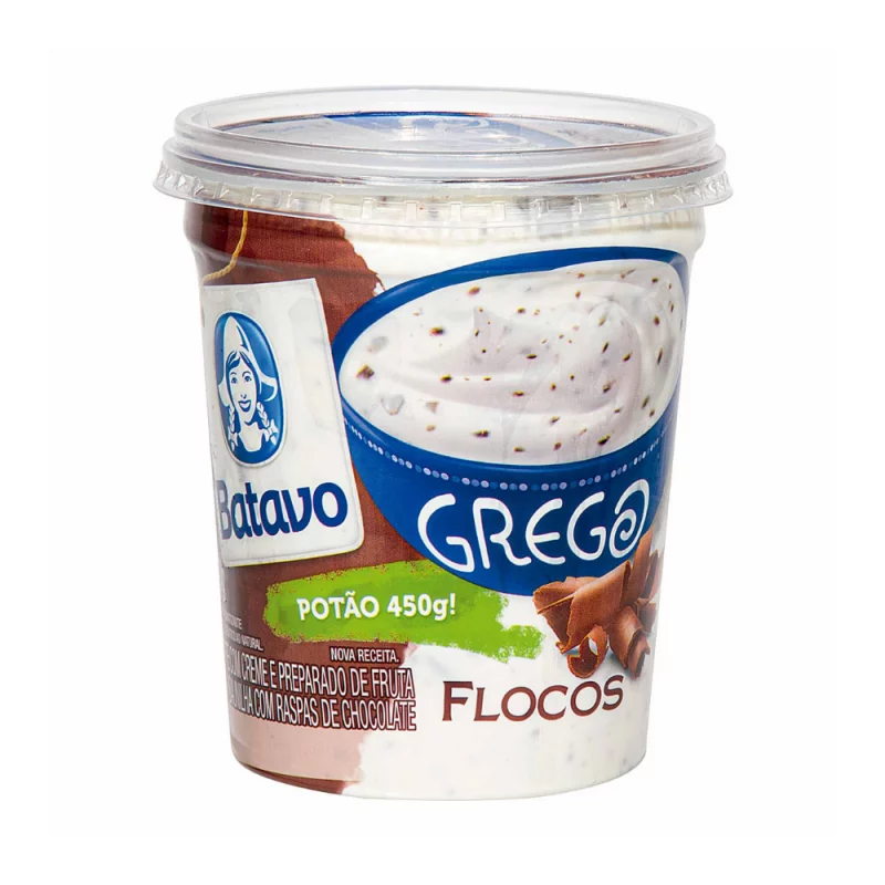 Iogurte Batavo Grego Flocos 450g