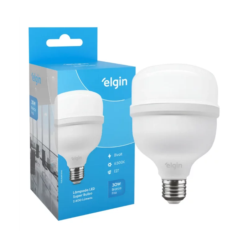 Lampada Ultra Luz Bulbo Led Bivolt 30w