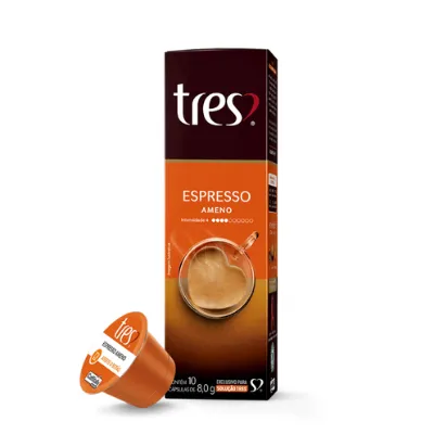 Capsula Tres Coracoes Espresso Ameno 80g
