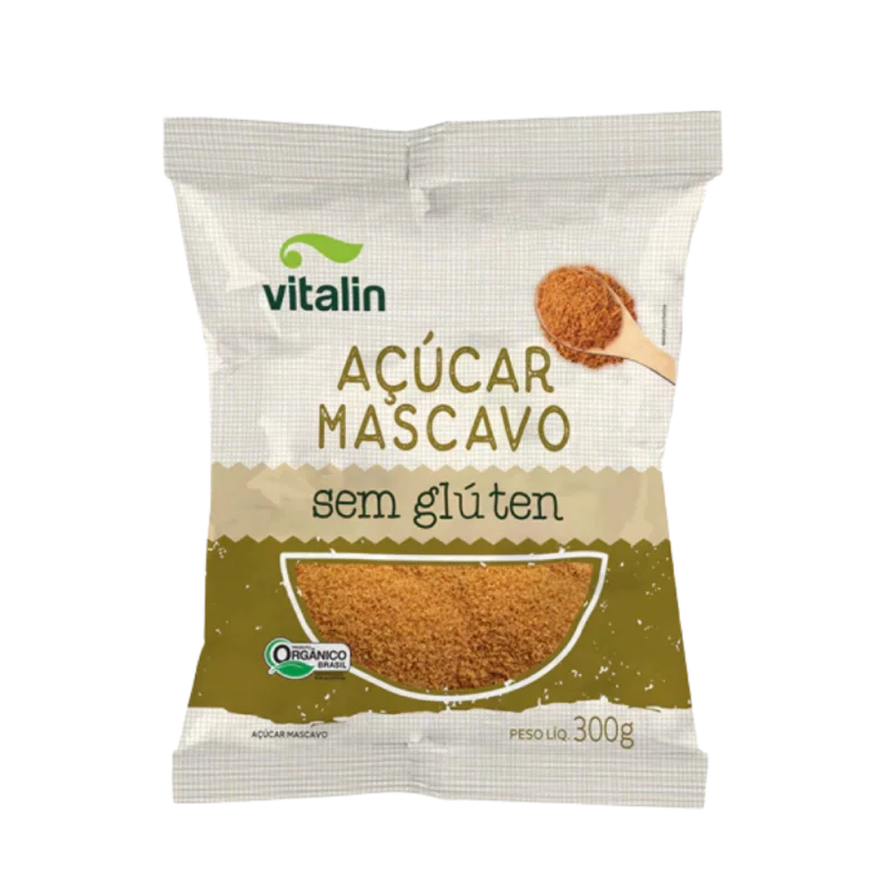 Acucar Mascavo Vitalin Sem Gluten 300g