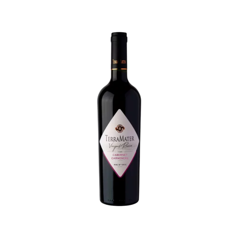 Vinho Chileno Terramater Cabernet Carmenere Reserva Tinto Seco 750ml