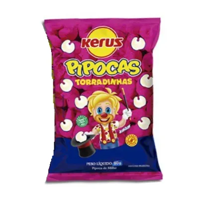 Pipoca de Milho Kerus Doce 80g