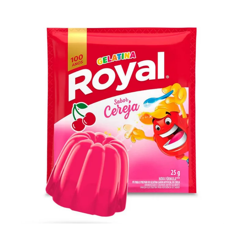 Gelatina Royal Cereja 25g