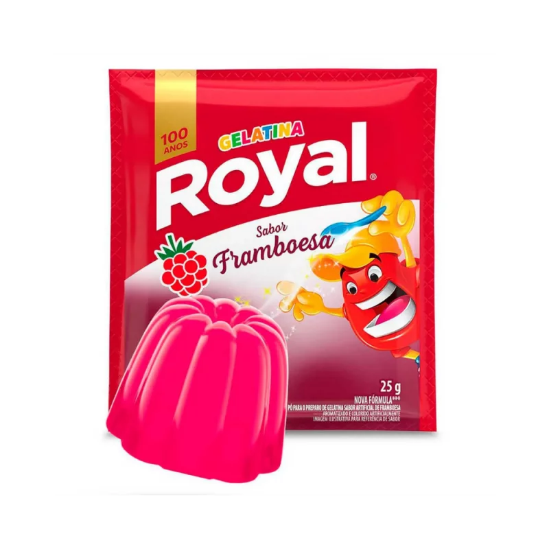 Gelatina Royal Framboesa 25g