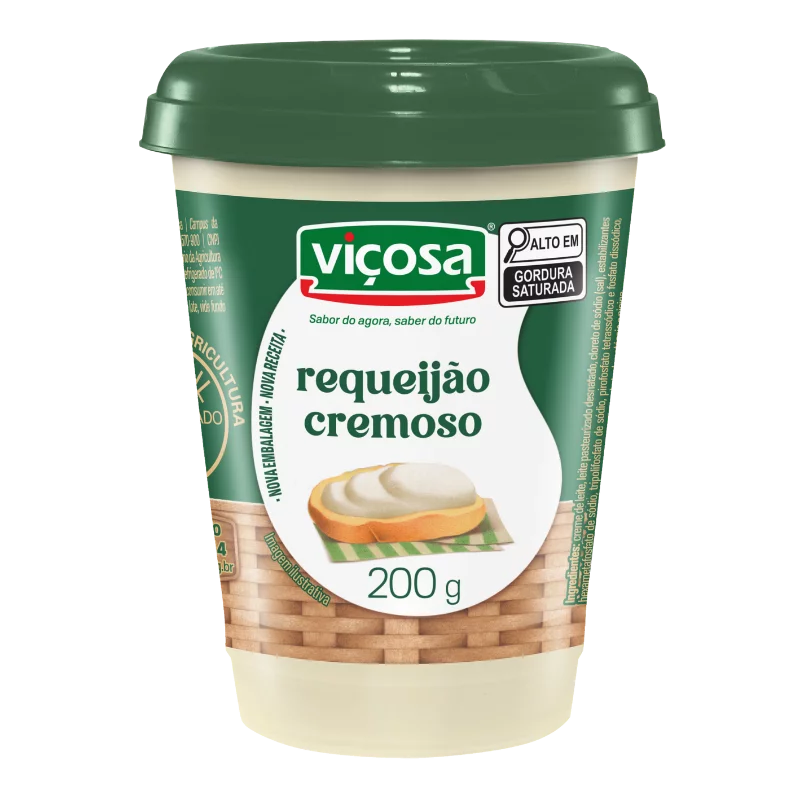 Requeijao Cremoso Pote Vicosa 200g