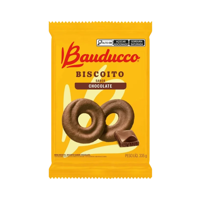 Biscoito Bauducco Amanteigado Chocolate 335g