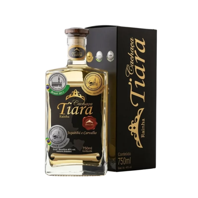 Cachaca Tiara Rainha Importada com Caixa 750ml