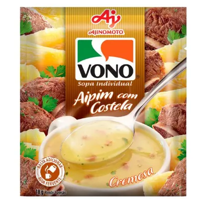 Sopa Vono Individual Cremosa Aipim com Costela 18g