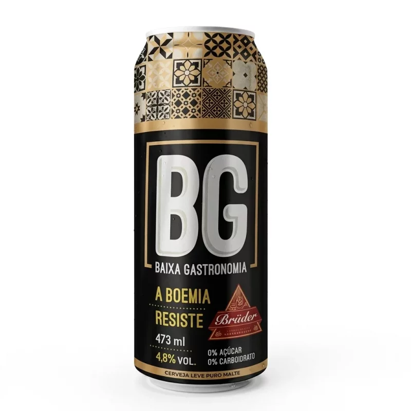 Cerveja Bruder Baixa Gastronomia Lata 473ml