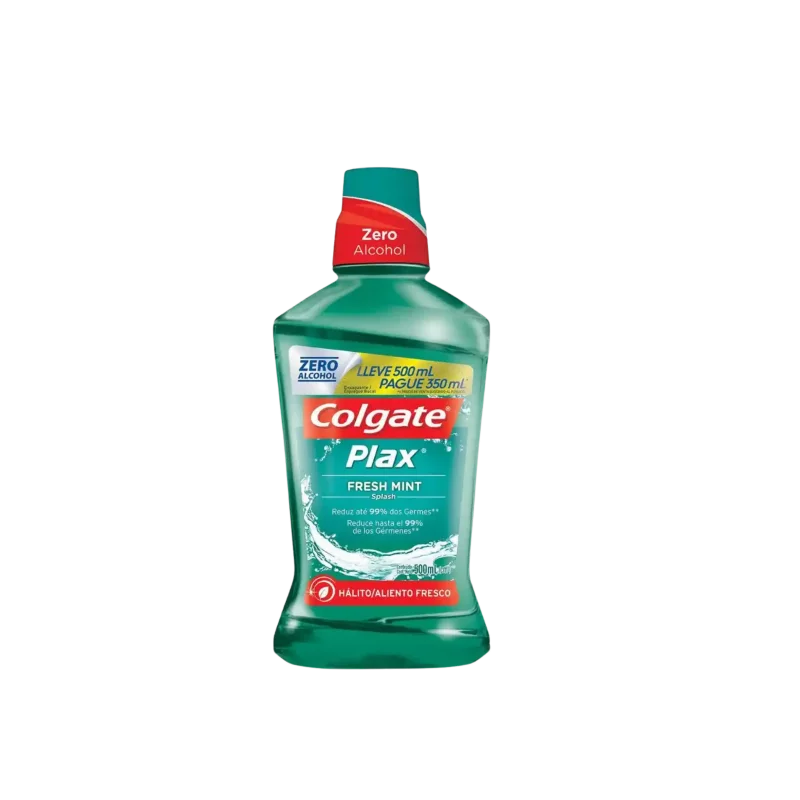 Antisseptico Bucal Colgate Plax Fresh Mint Leve500ml Pague350ml