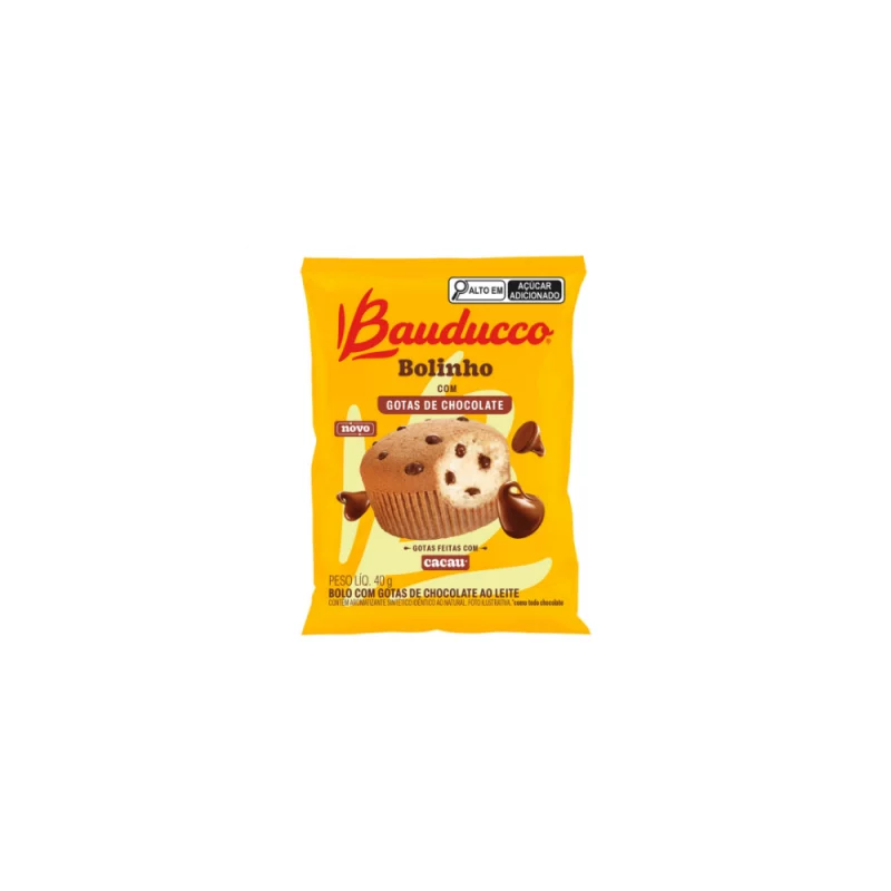 Bolinho Bauducco Gulosos Gotas de Chocolate 40g