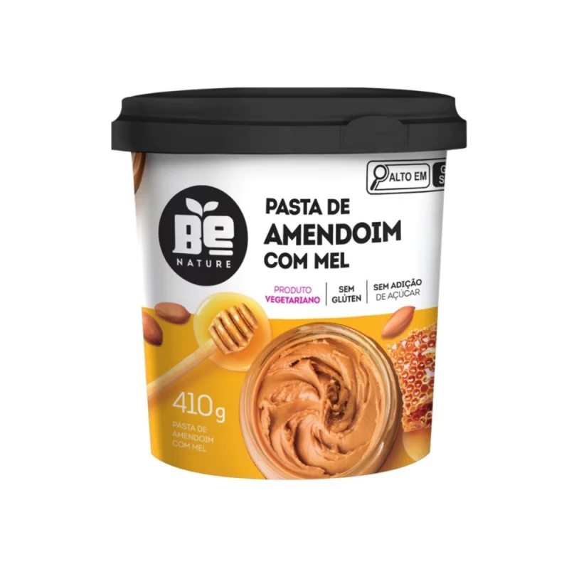 Pasta Be Nature de Amendoim com Mel 410g