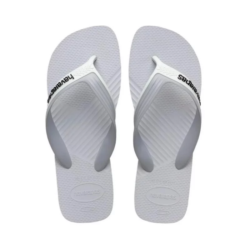 Sandalia Havaianas Dual Branco/ Cinza Gelo 41/42