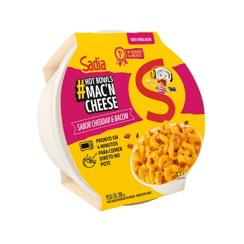 Macn Cheese Sadia Bacon 300g