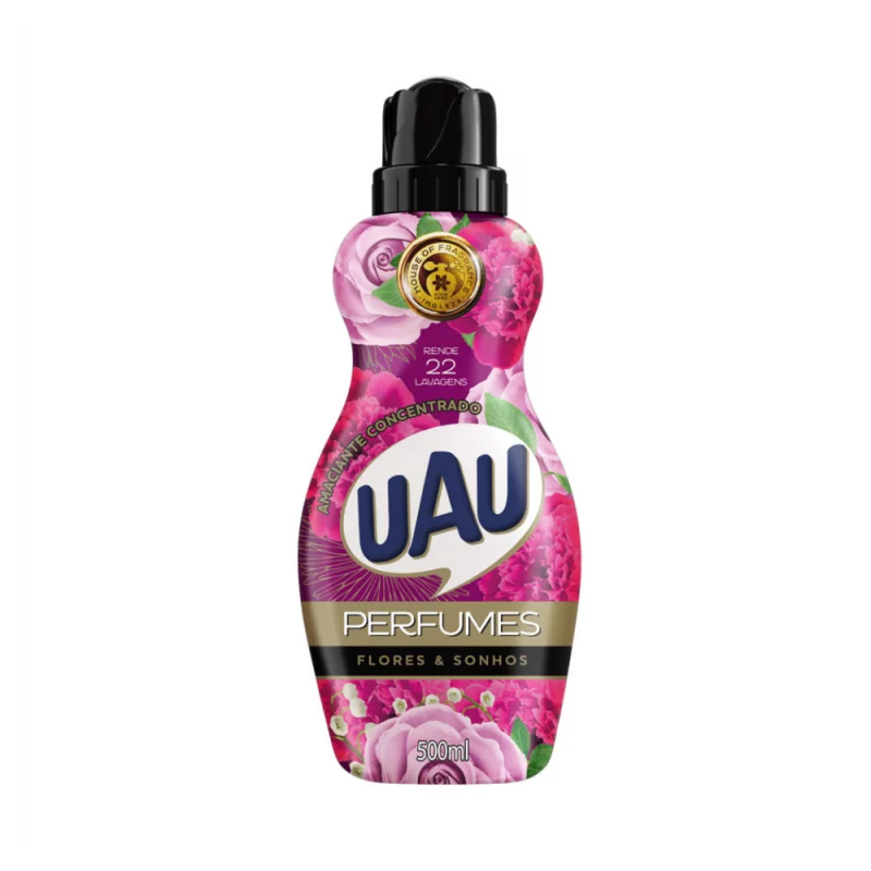 Amaciante Concentrado UAU Flores e Sonhos 500ml