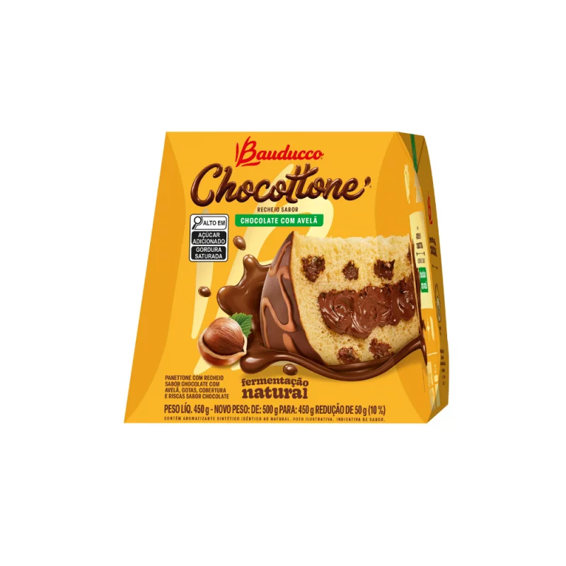 Chocottone Bauducco Chocolate com Avela 450g