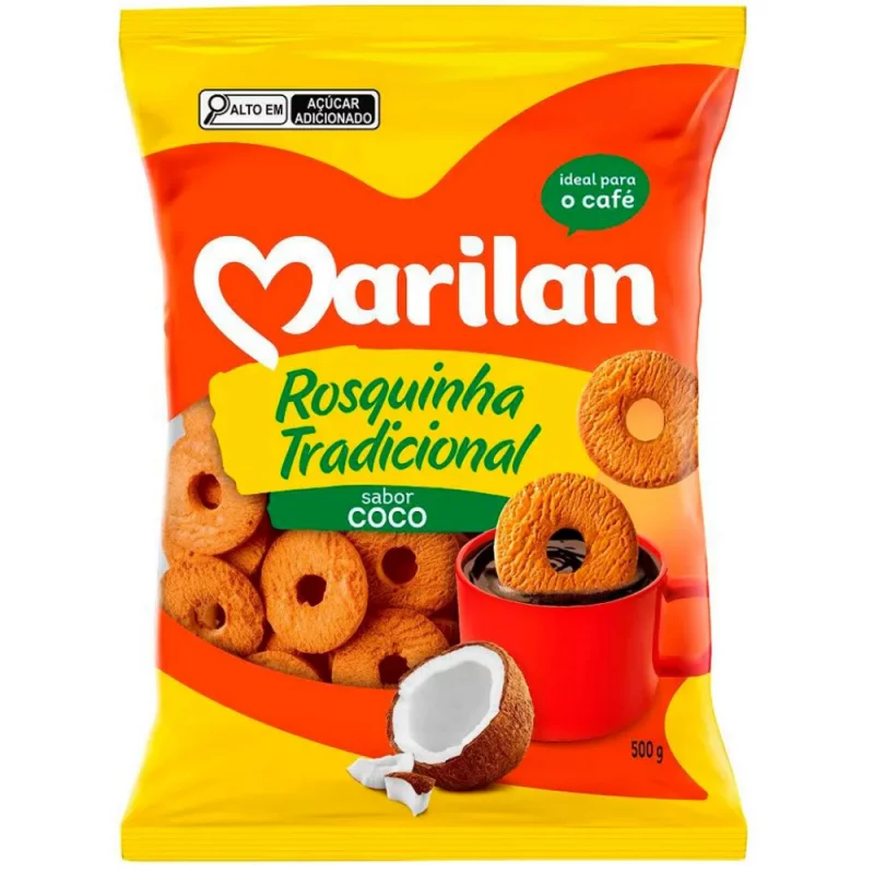 Rosquinha Marilan Tradicional Coco 500g