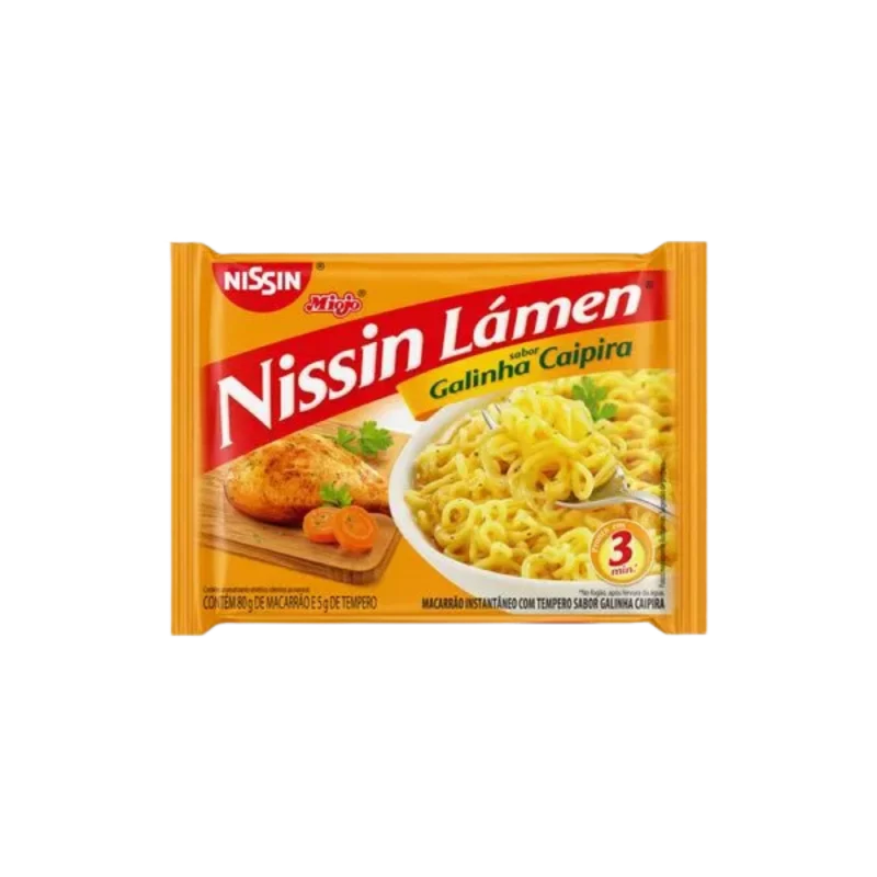 Macarrao Nissin Lamen Galinha Caipira 85gr