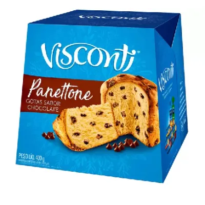 Panettone Visconti Gotas de Chocolate 400g