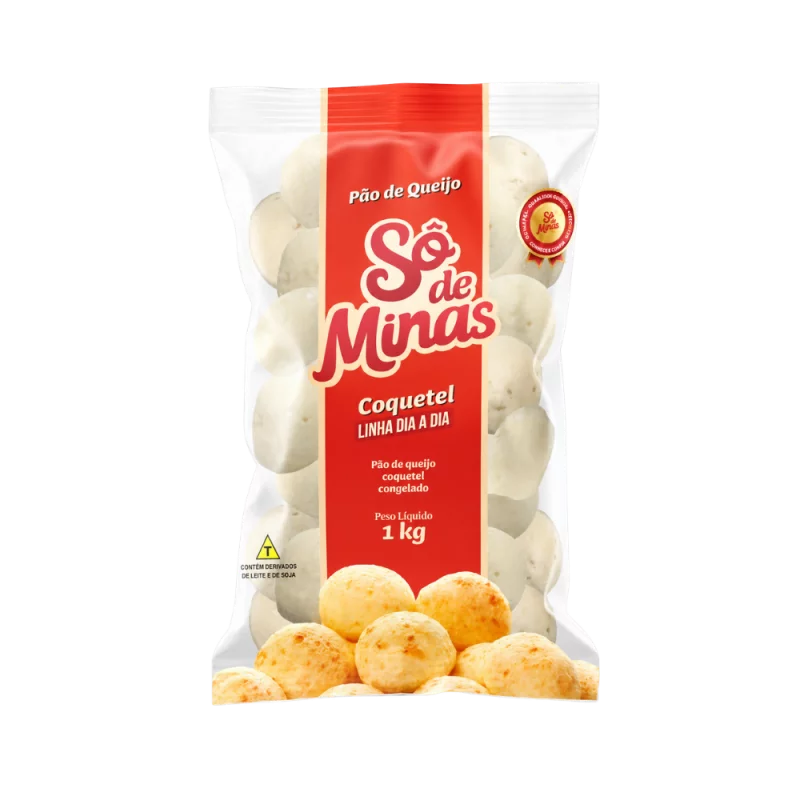Pao de Queijo So de Minas Coquetel 1kg