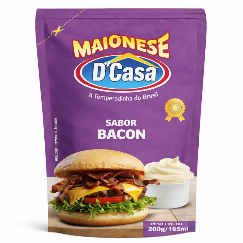 Maionese da Casa Sabor Bacon 200g