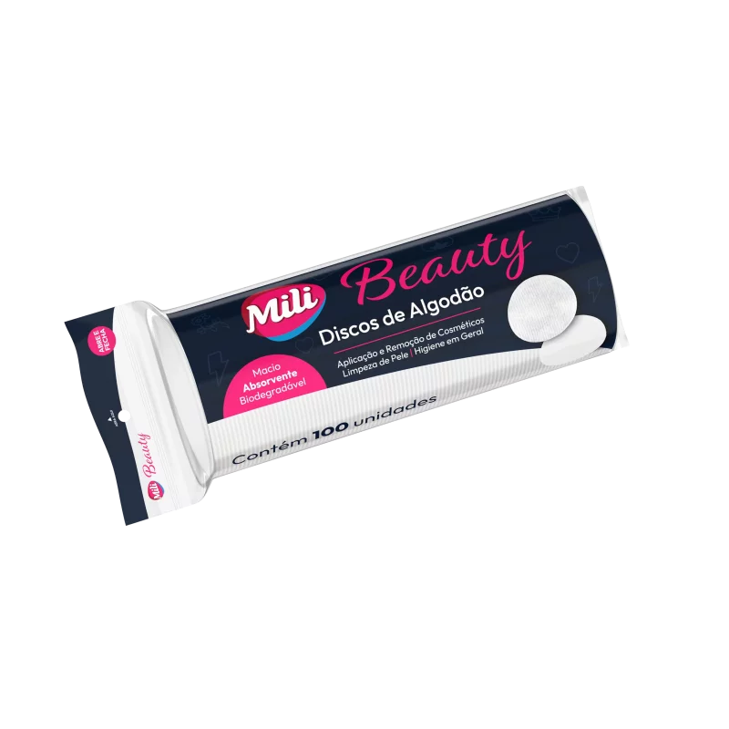 Algodao Mili Beuty Disco 100un